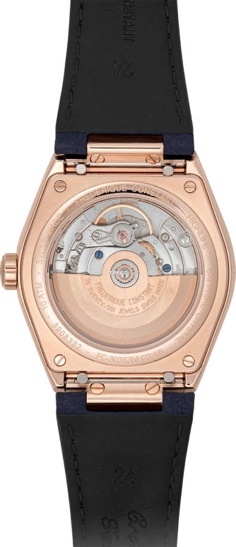 Frederique Constant,Other 39mm,39mm,Stainless Steel,Blue,Automatic,Day,Sapphire,Crystal Glass,FC,FC-303N3NH4