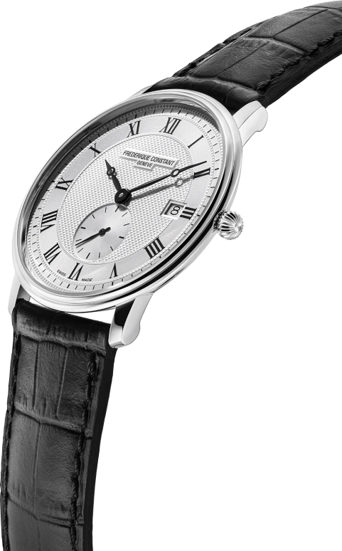 Frederique Constant,Slim Line 38mm,38mm,Stainless Steel,Silver,In-house Caliber,Sapphire,Crystal Glass,FC,FC-245M5S6
