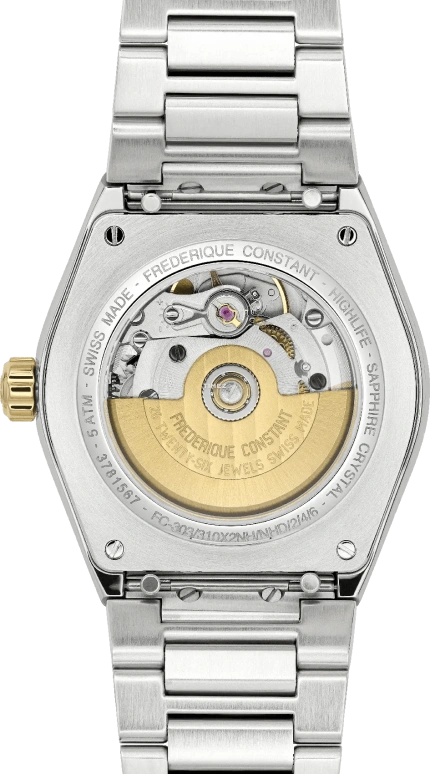 Frederique Constant,Other 34mm,34mm,Stainless Steel,Silver,Automatic,Day,Sapphire,Crystal Glass,FC,FC-303V2NH3B