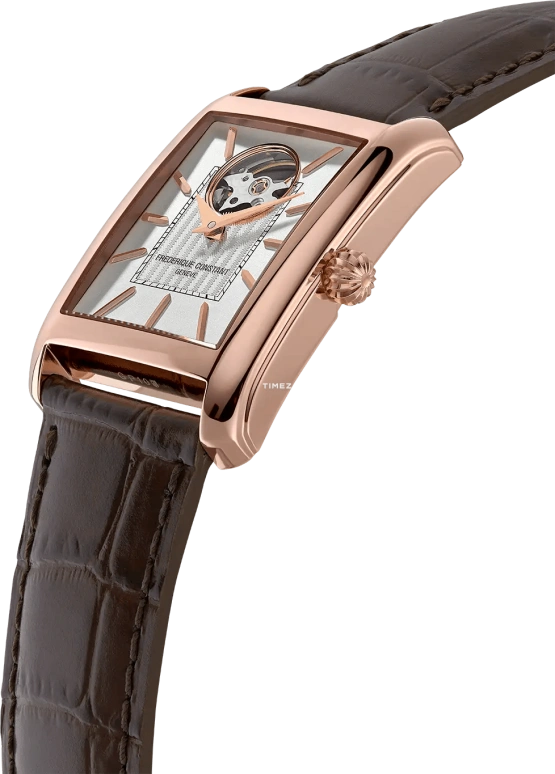 Frederique Constant,Classics 30.40x33.30mm,30.40x33.30mm,Stainless Steel,White,Silver,Automatic,Sapphire,Rectangular,FC,FC-311S4C4