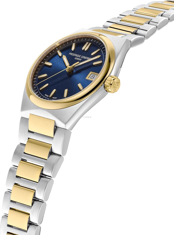 Frederique Constant,Highlife 31mm,31mm,Stainless Steel,Blue,Quartz,Day,In-house Caliber,FC,FC-240N2NH3B