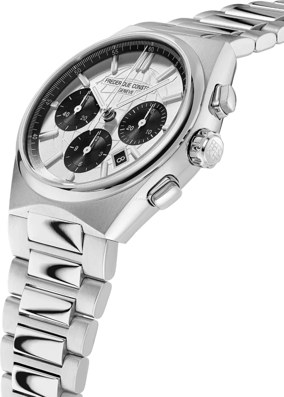 Frederique Constant,Other 41mm,41mm,Stainless Steel,White,Automatic,Chronograph,Day,FC,FC-391SB4NH6B