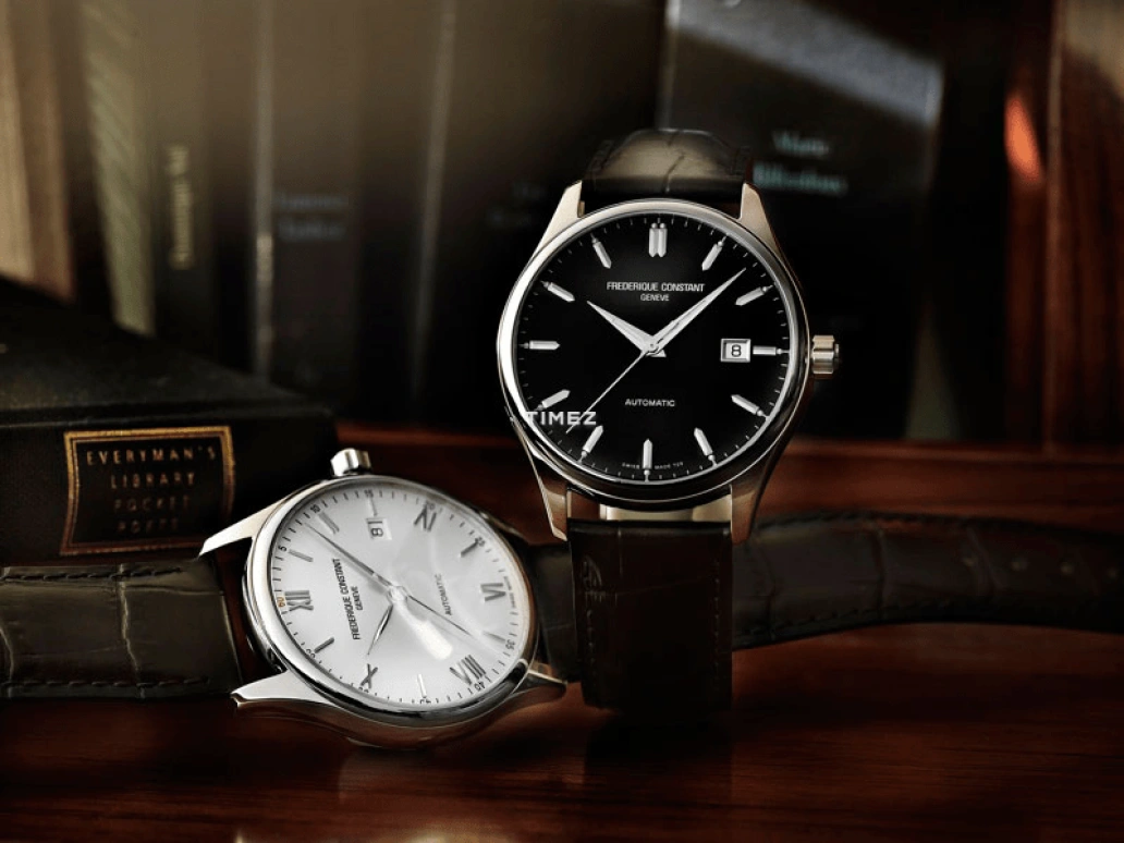 Frederique Constant,Classics 40mm,40mm,Stainless Steel,Silver White,Automatic,38hours,In-house Caliber,FC,FC-303SN5B6