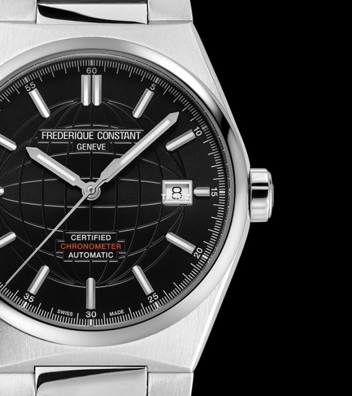 Frederique Constant,Highlife 39mm,39mm,Stainless Steel,Black,Automatic,Day,38hours,FC,FC-303B3NH6B