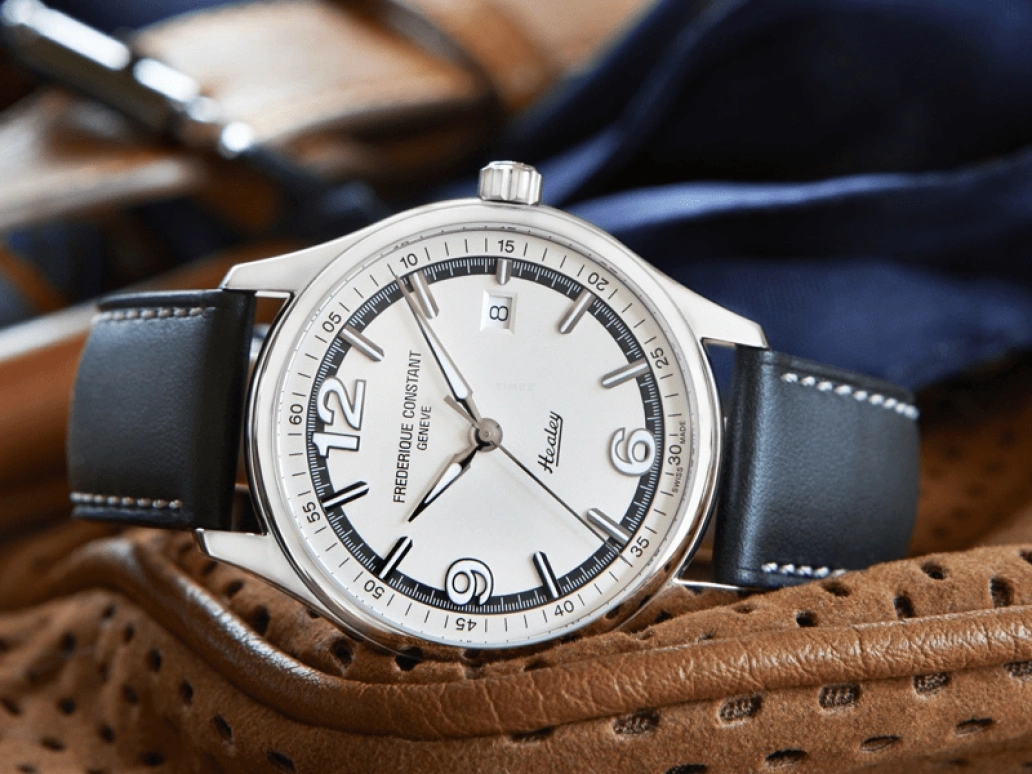 Frederique Constant,Vintage Rally 40mm,40mm,Stainless Steel,Silver,In-house Caliber,Sapphire,Crystal Glass,Round,FC,FC-303WGH5B4