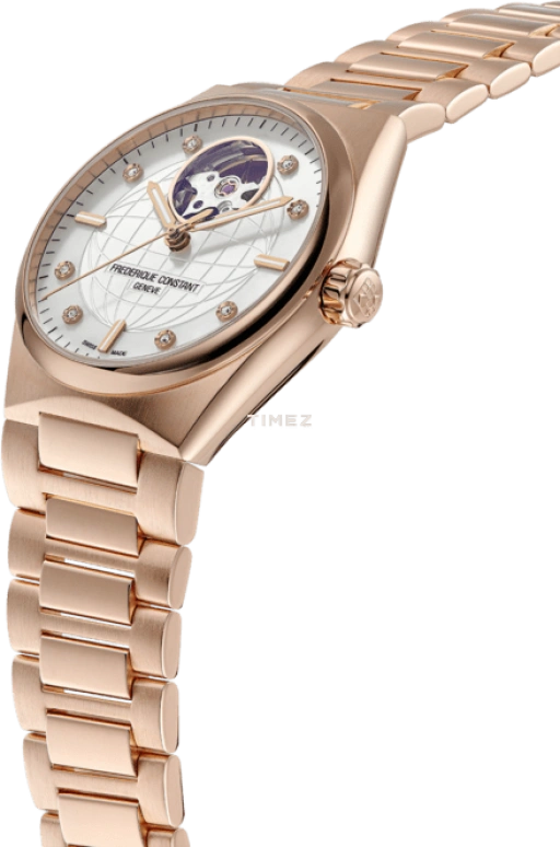 Frederique Constant,Ladies Automatic 34mm,34mm,Stainless Steel,Silver,Automatic,Round,Rose Gold,FC,FC-310MPWD2NH4B