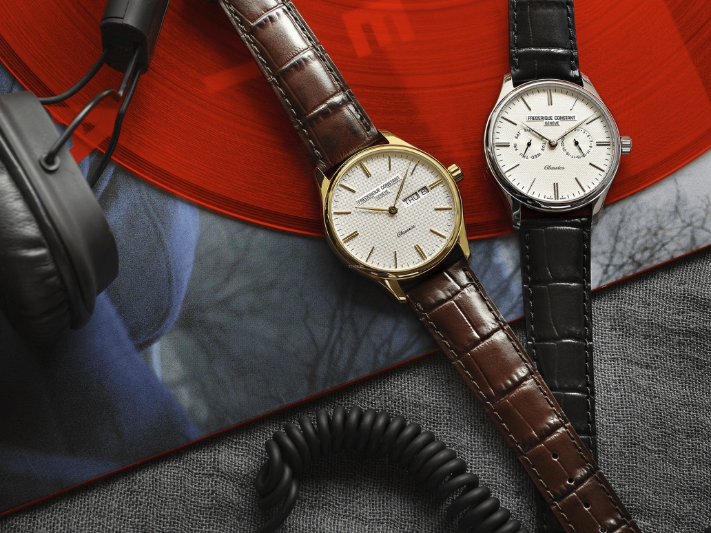 Frederique Constant,Classics 40mm,40mm,Stainless Steel,Black,Silver,Gold,In-house Caliber,Sapphire,Round,FC,FC-259ST5B5