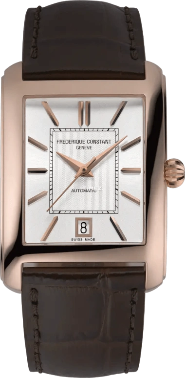 Frederique Constant,Classics 30.40x33.30mm,30.40x33.30mm,Stainless Steel,Silver,Automatic,Day,Sapphire,Crystal Glass,FC,FC-303V4C4