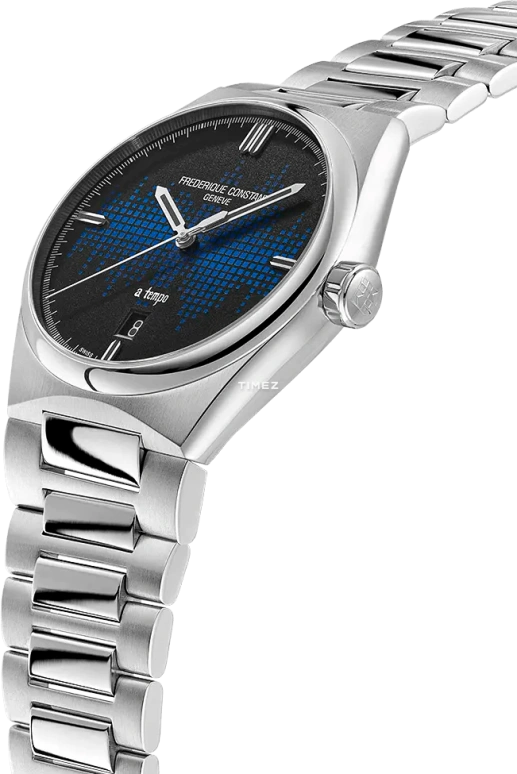 Frederique Constant,Highlife 39mm,39mm,Stainless Steel,Blue,Black,Automatic,Day,Sapphire,Crystal Glass,FC,FC-303TA3NH6B