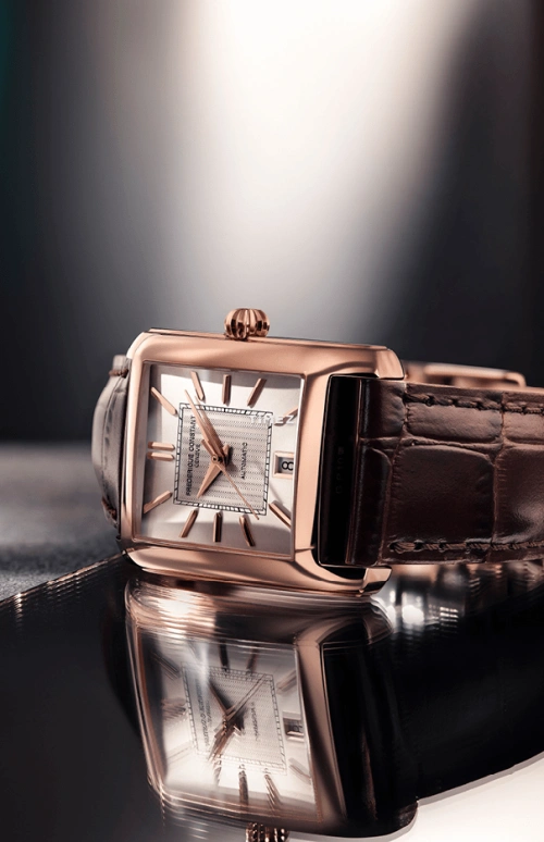 Frederique Constant,Classics 30.40x33.30mm,30.40x33.30mm,Stainless Steel,Silver,Automatic,Day,Sapphire,Crystal Glass,FC,FC-303V4C4