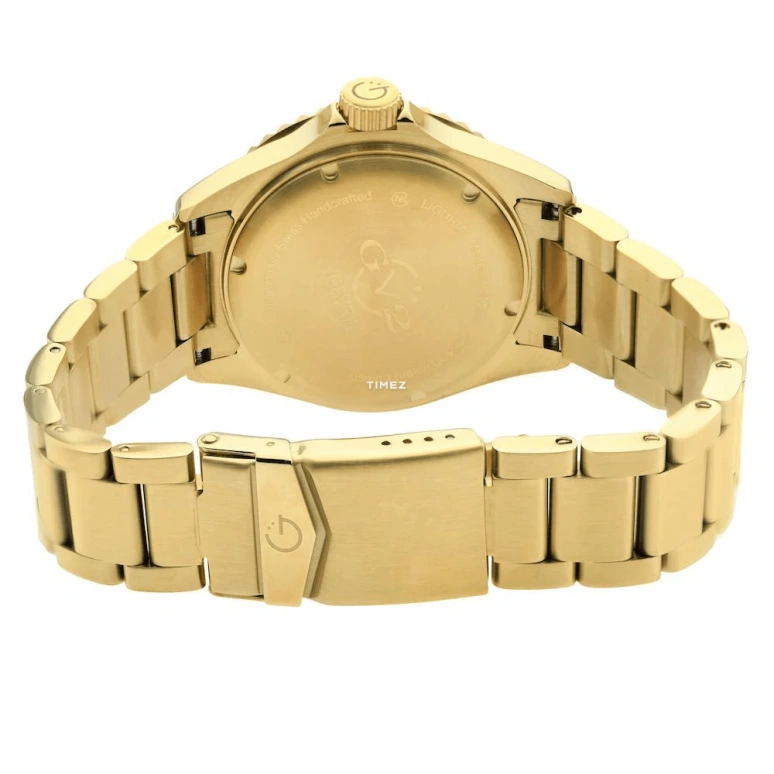 Gevril,Liguria 42mm,42mm,Stainless Steel,Black,Automatic,Day,Sapphire,42227