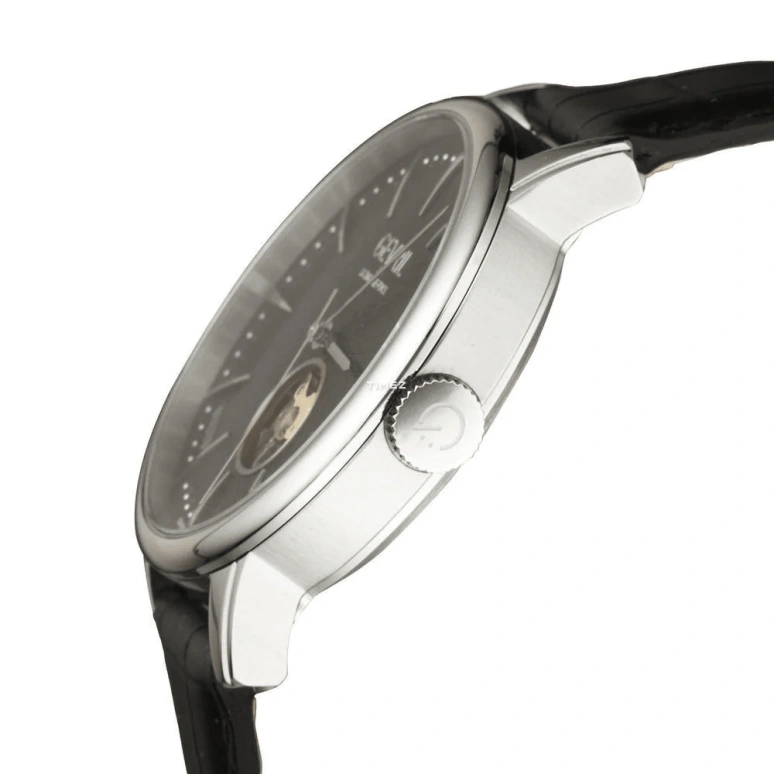 Gevril,Mulberry 41mm,41mm,Stainless Steel,Black,Automatic,Sapphire,Crystal Glass,Round,9600