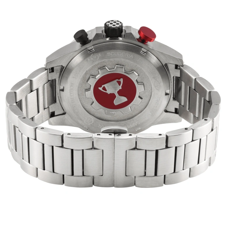 Gevril,Scuderia 45mm,45mm,Stainless Steel,Silver,White,Quartz,Chronograph,Day,Dule Time,Alarm,Sapphire,Crystal Glass,Round,9920B