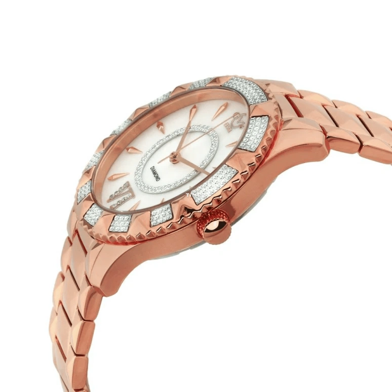 Gevril,Venice 39mm,39mm,Rose Gold,White,Quartz,Sapphire,Round,11711,11711-929