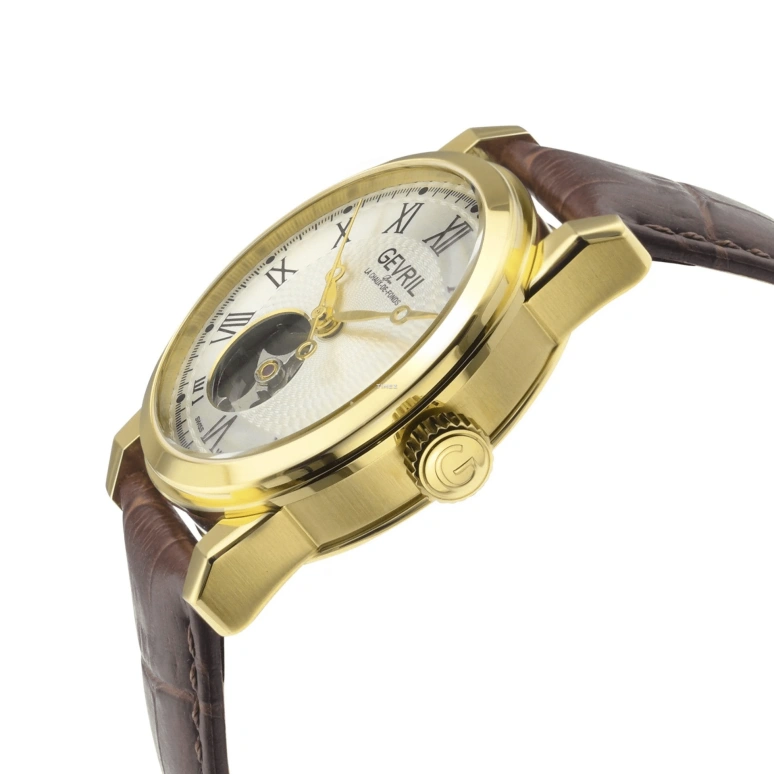 Gevril,Madison 39mm,39mm,Stainless Steel,Silver,Automatic,Sapphire,Round,2584