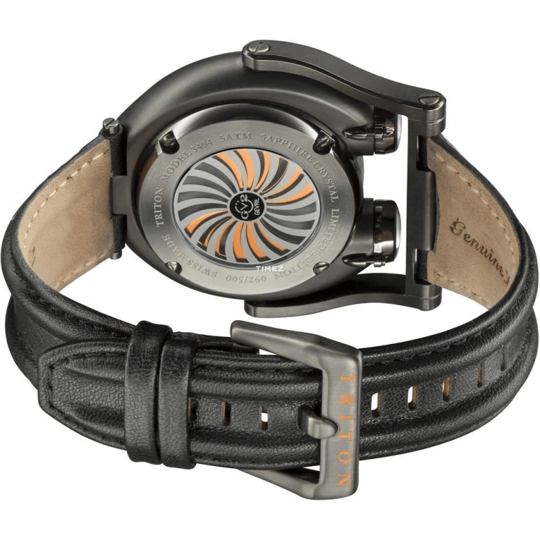 Gevril,Triton 49mm,49mm,Bronze,White,Quartz,Sapphire,Crystal Glass,Round,3404