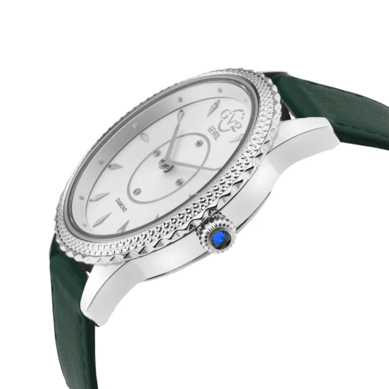 Gevril,Siena 38mm,38mm,Silver,Quartz,Sapphire,Round,11700,11700-426V