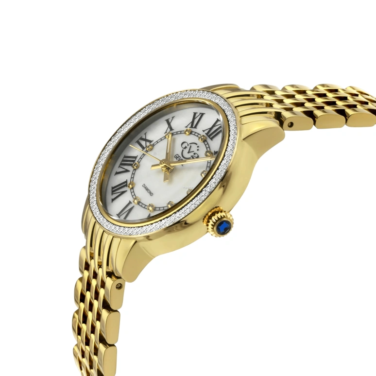 Gevril,Astor 34mm,34mm,Stainless Steel,White,Quartz,Sapphire,Crystal Glass,Round,9152B