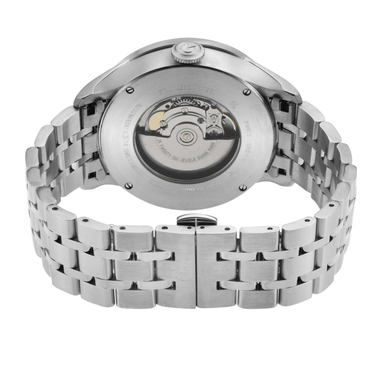 Gevril,Jones Street 45mm,45mm,Stainless Steel,Silver,Automatic,Day,38hours,2100