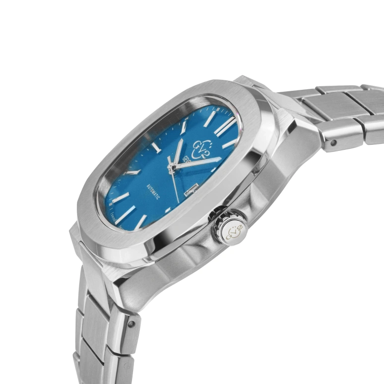 Gevril,Potente 40mm,40mm,Stainless Steel,Sky Blue,Automatic,Day,Sapphire,18113B