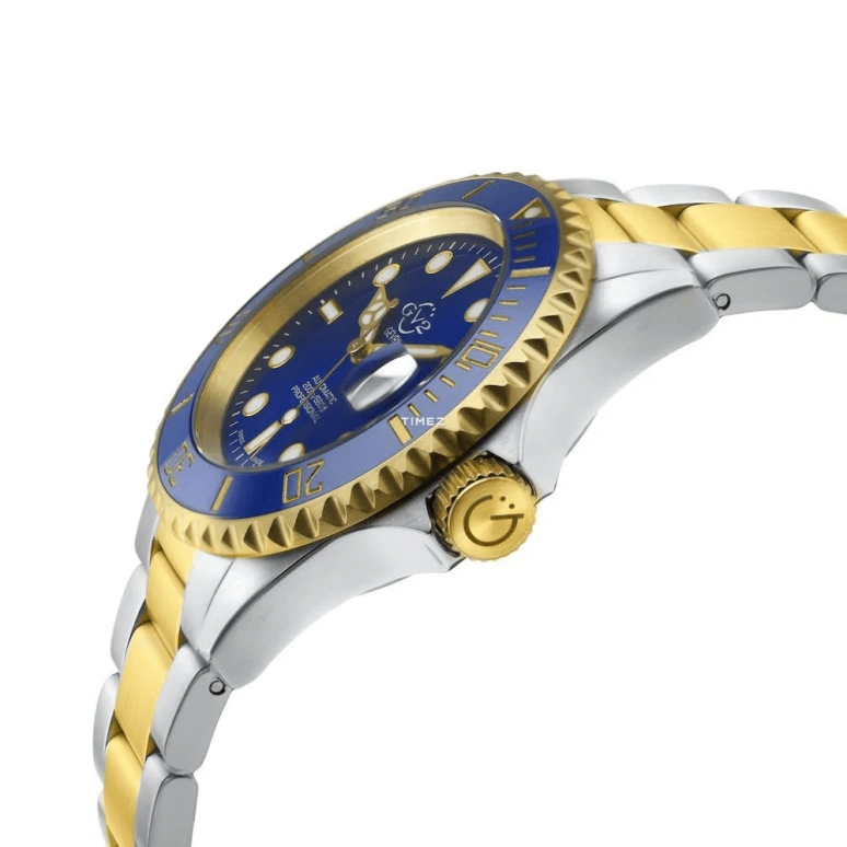 Gevril,Liguria 42mm,42mm,Stainless Steel,Blue,Automatic,Day,Sapphire,42253