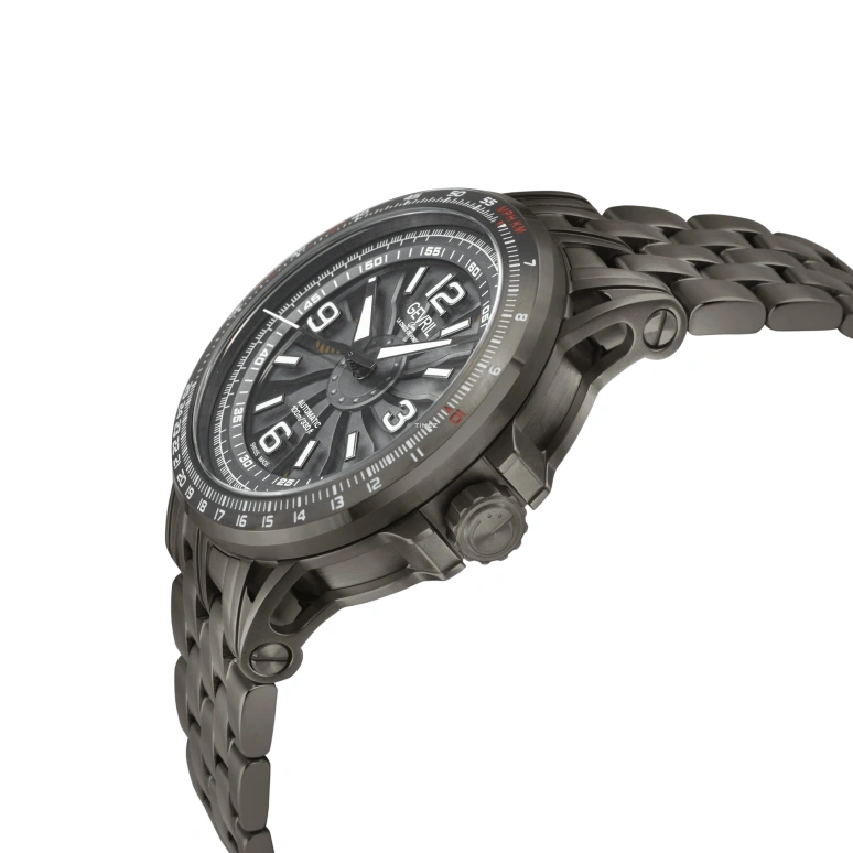 Gevril,Wind Master 44mm,44mm,Stainless Steel,Grey,Automatic,38hours,Sapphire,49300B