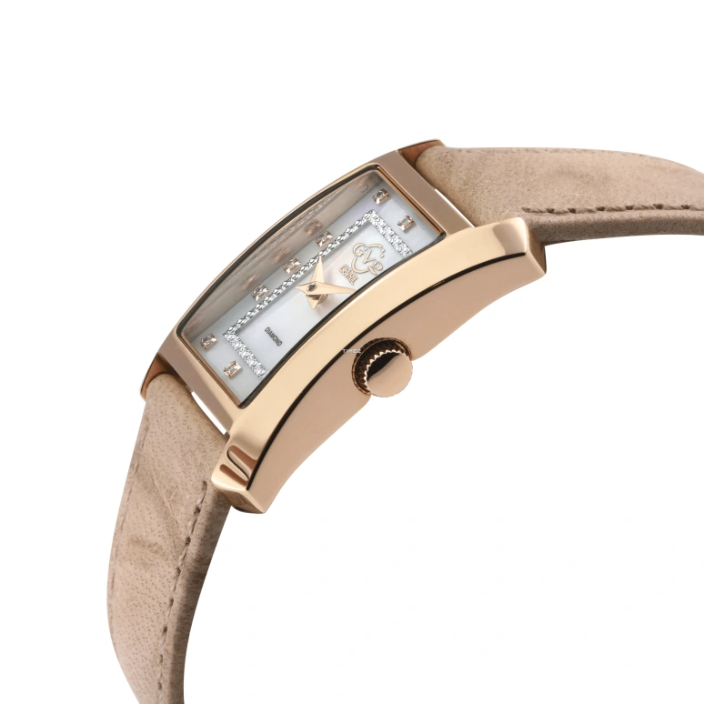 Gevril,Luino 29.50mm,29.50mm,Stainless Steel,White,Quartz,Sapphire,Rectangular,14604