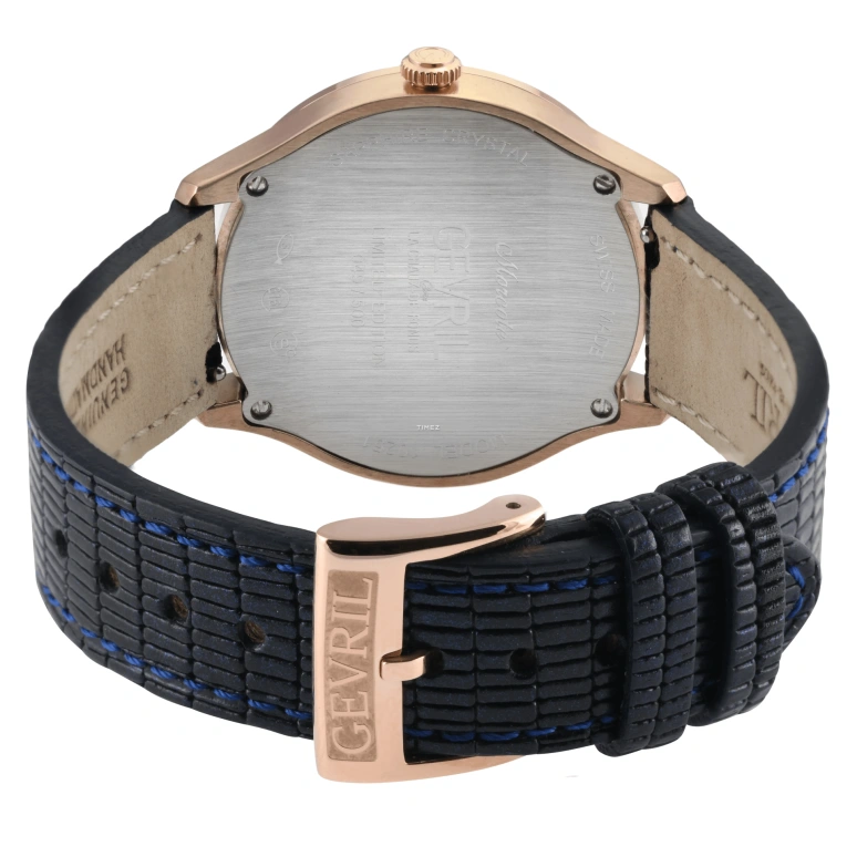 Gevril,Morcote 36mm,36mm,Stainless Steel,White,Quartz,Sapphire,Cushion,10251
