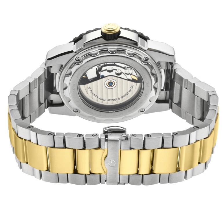 Gevril,Seacloud 44mm,44mm,Stainless Steel,Blue,Automatic,Day,36hours,31259B