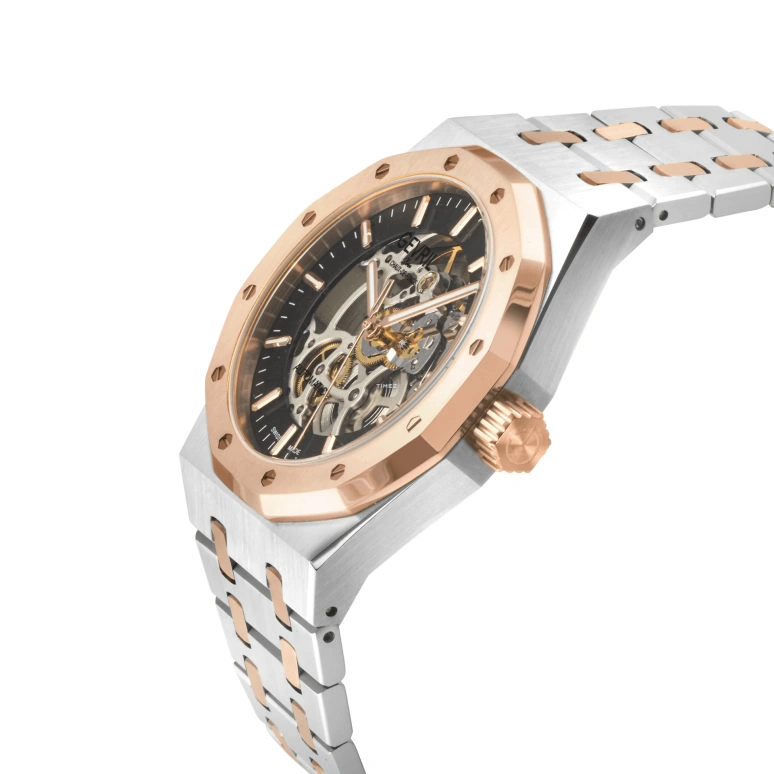 Gevril,Gotham 41mm,41mm,Stainless Steel,Black,Skeleton,Automatic,38hours,Sapphire,Crystal Glass,49421B