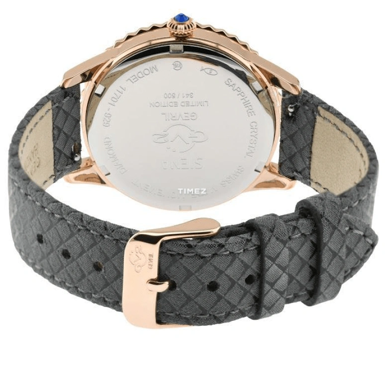 Gevril,Siena 38mm,38mm,Stainless Steel,White,Quartz,Sapphire,Round,11701,11701.929.E