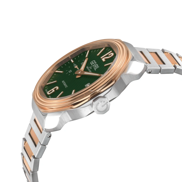 Gevril,Roosevelt 42mm,42mm,Stainless Steel,Green,Automatic,Day,36hours,46522B
