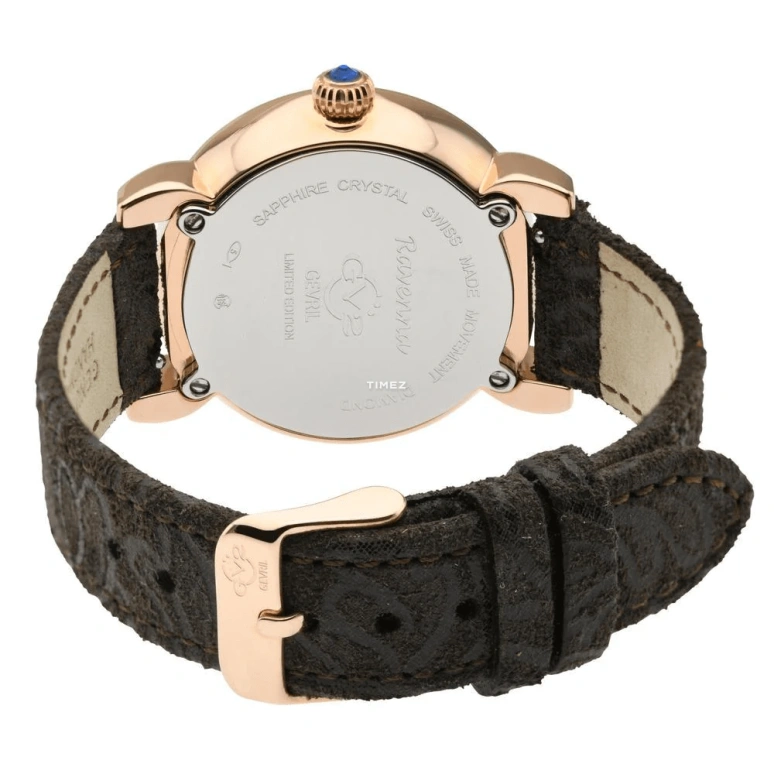 Gevril,Ravenna 37mm,37mm,Stainless Steel,Brown,Quartz,Sapphire,Round,12604F