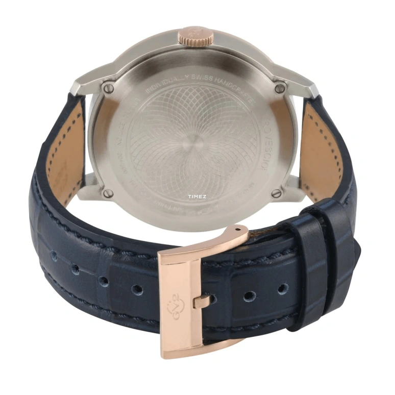 Gevril,Rovescio 42mm,42mm,Stainless Steel,Blue,Quartz,Date,Big Date,Retrograde,56215