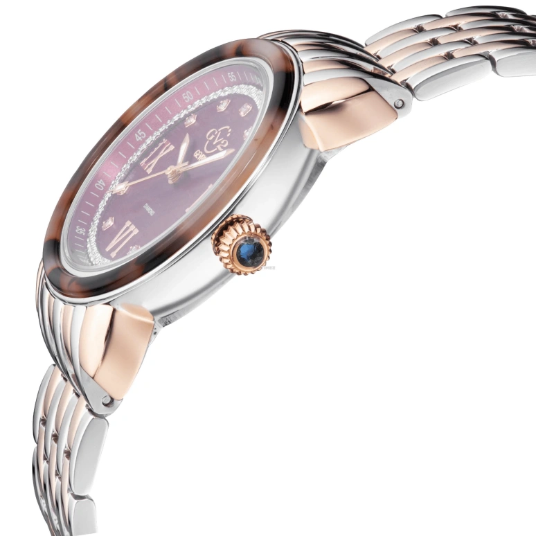 Gevril,Marsala 37mm,37mm,Stainless Steel,Red,Quartz,Sapphire,Crystal Glass,Round,9855B