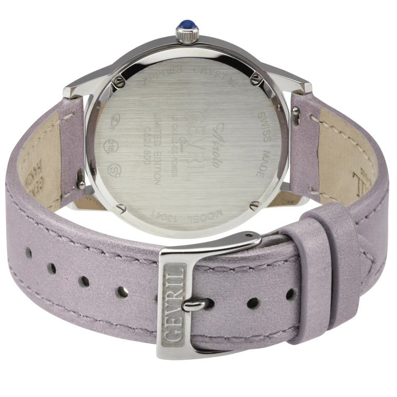 Gevril,Airolo 36mm,36mm,Stainless Steel,White,Quartz,Sapphire,Round,13041
