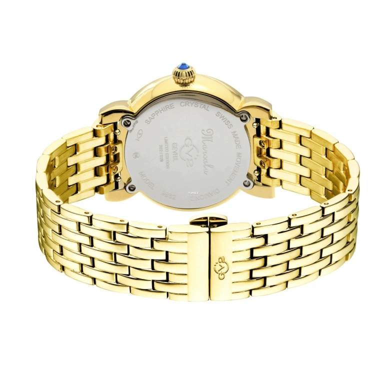 Gevril,Marsala 37mm,37mm,Stainless Steel,Blue,Quartz,Sapphire,Crystal Glass,Round,9862B