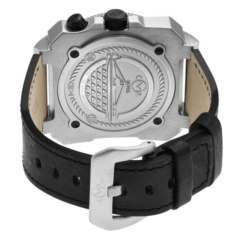 Gevril,XO Submarine 48mm,48mm,Stainless Steel,Black,Automatic,Day,Dule Time,4551