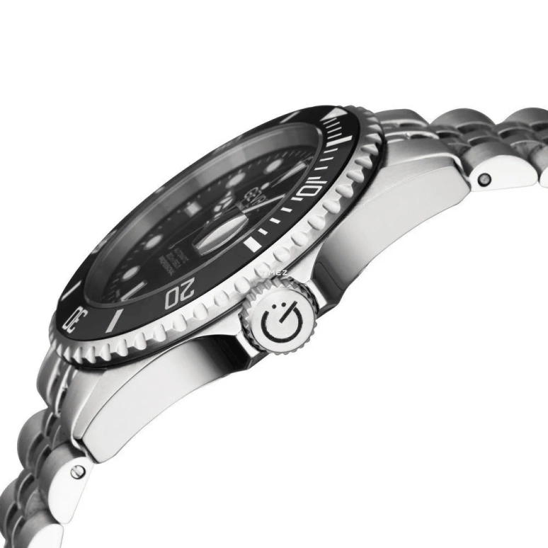 Gevril,Wall Street 43mm,43mm,Stainless Steel,Black,Automatic,Day,38hours,4850B
