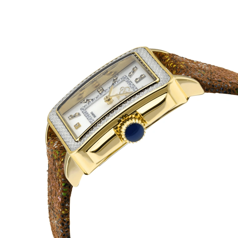 Gevril,Padova 28.50mm,28.50mm,Stainless Steel,Dual,Silver White,White,Quartz,Sapphire,Rectangular,12339F