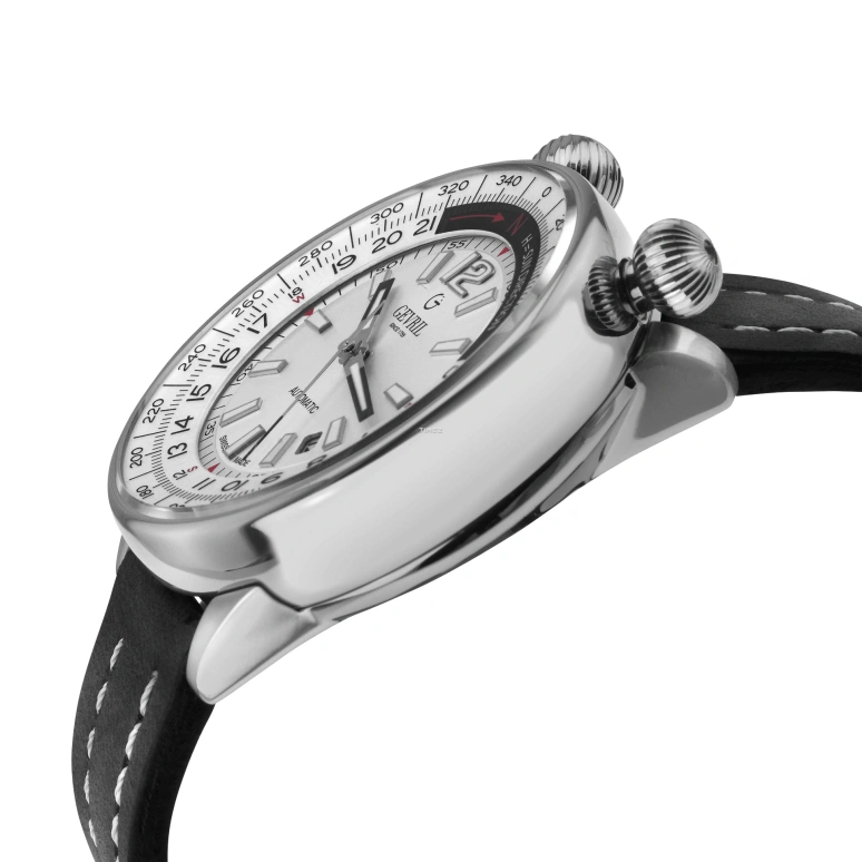 Gevril,Wallabout 44mm,44mm,Stainless Steel,White,Automatic,Day,Sapphire,48560A