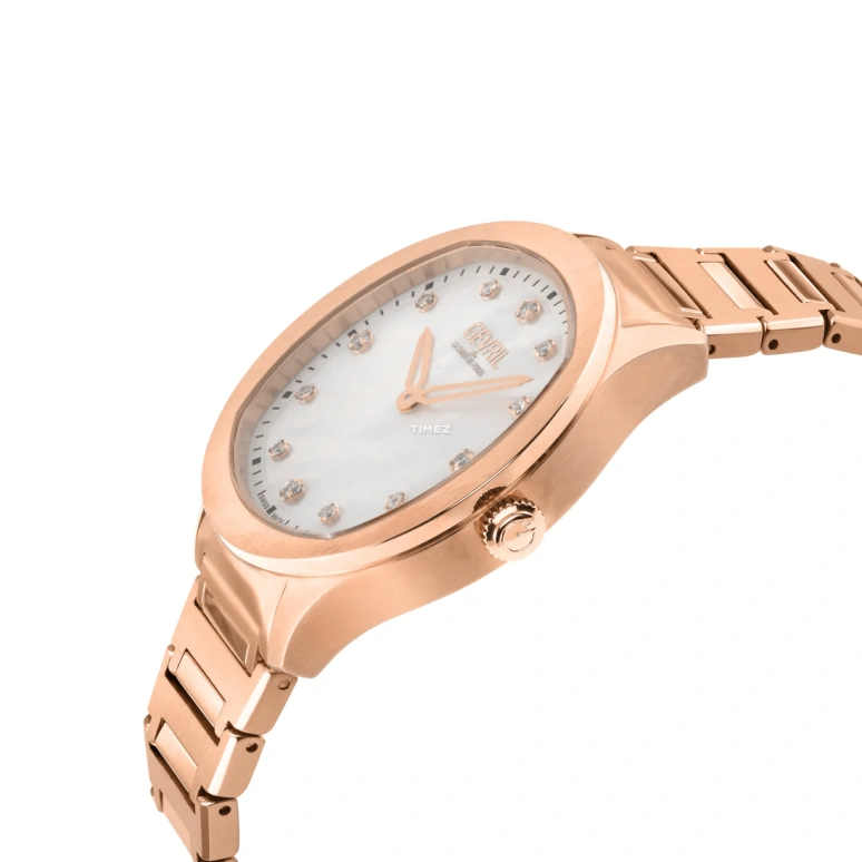 Gevril,Morcote 36mm,36mm,Stainless Steel,White,Quartz,Sapphire,Crystal Glass,Cushion,10051B