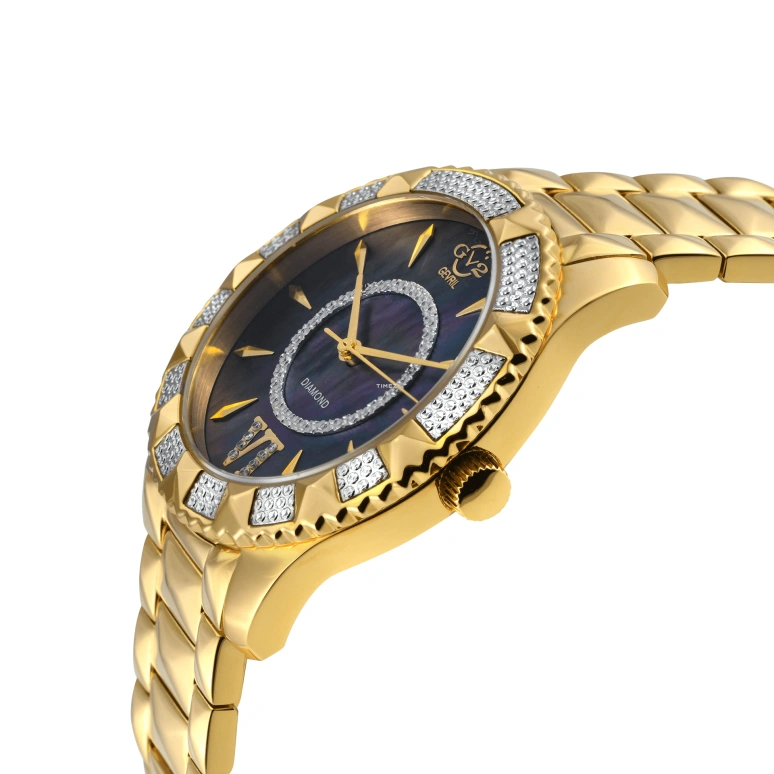 Gevril,Venice 39mm,39mm,Stainless Steel,Blue,Quartz,Sapphire,Round,11715,11715-424