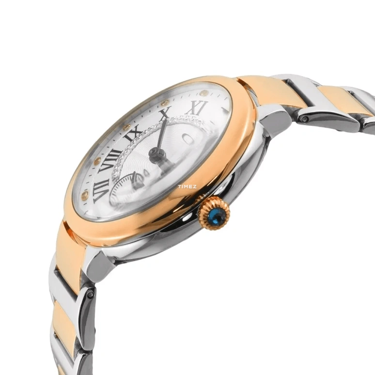 Gevril,Rome 36mm,36mm,Stainless Steel,White,Quartz,Sapphire,Round,12204B