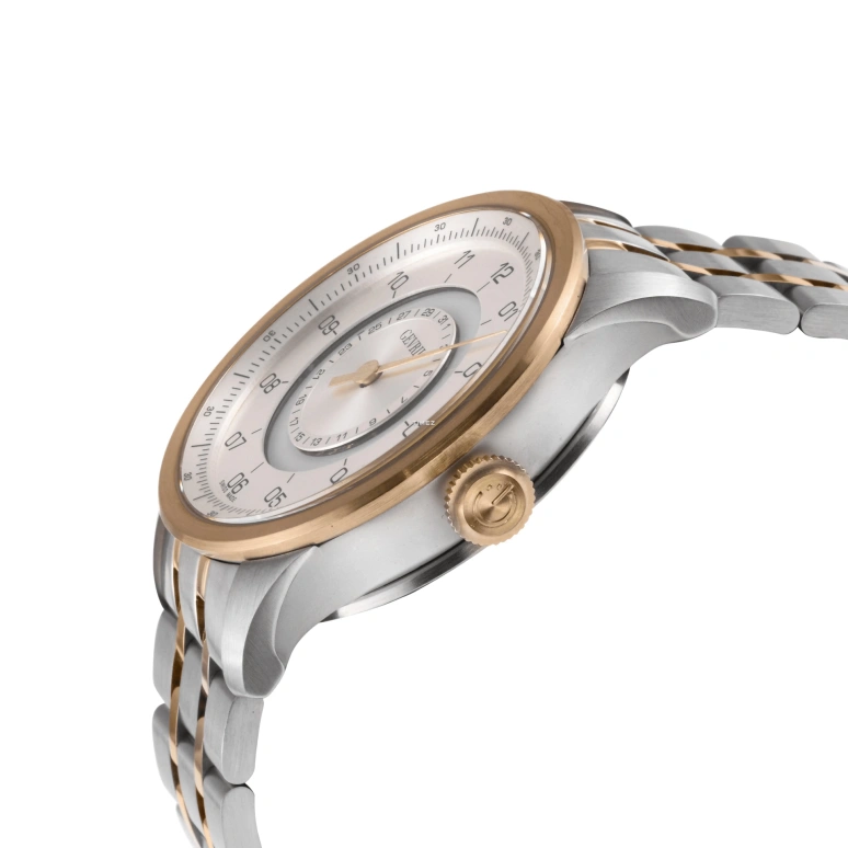 Gevril,Jones Street 45mm,45mm,Stainless Steel,Silver,Automatic,Day,38hours,2103