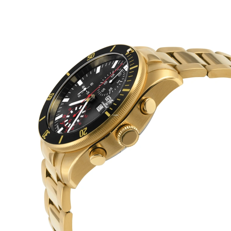 Gevril,Yorkville 43mm,43mm,Stainless Steel,Black,Automatic,Chronograph,Date,Day,48628B