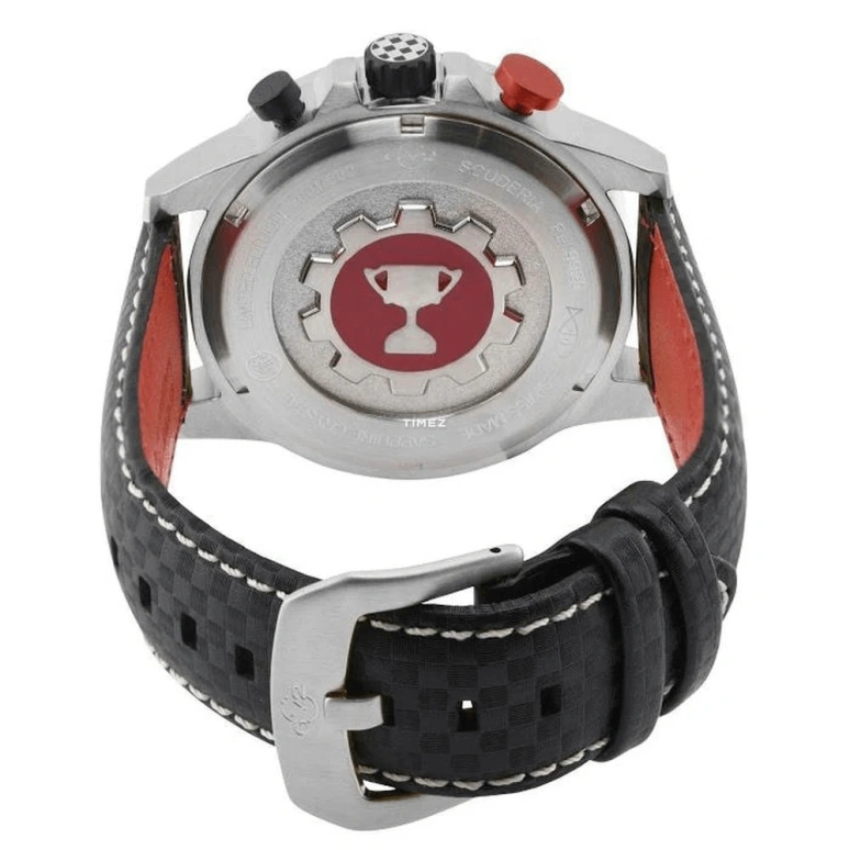 Gevril,Scuderia 45mm,45mm,Stainless Steel,Silver,White,Quartz,Chronograph,Day,Dule Time,Alarm,Sapphire,Crystal Glass,Round,9920