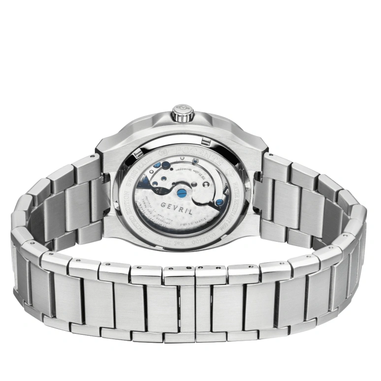 Gevril,Potente 40mm,40mm,Stainless Steel,Green,Automatic,Day,Sapphire,Crystal Glass,18107