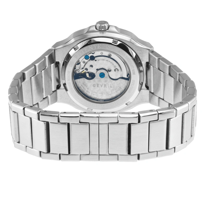 Gevril,Potente 40mm,40mm,Stainless Steel,Red,Automatic,Day,Sapphire,18112B