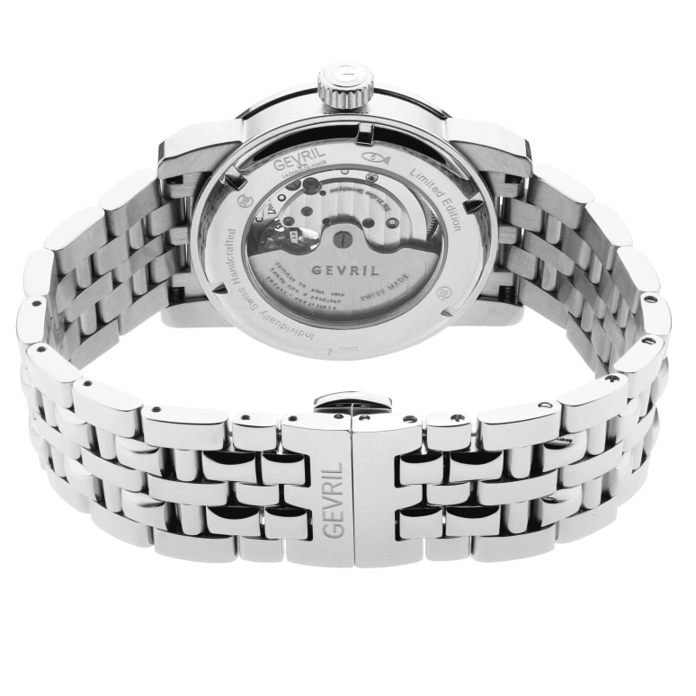 Gevril,Madison 39mm,39mm,Stainless Steel,Blue,Automatic,Day,38hours,2578
